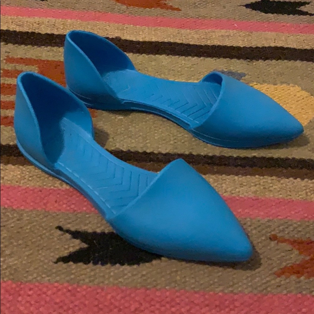 Native D’orsay Flats Audrey Size 7 Blue